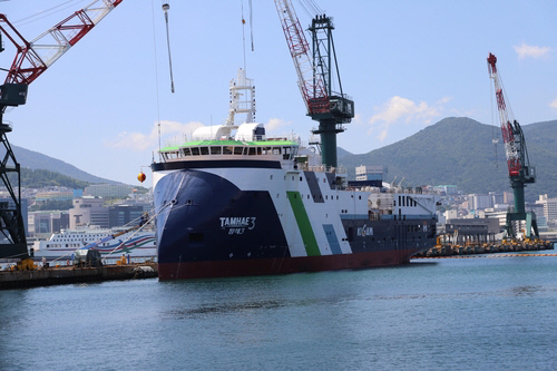 탐해 3호 모습   지질자원연 제공